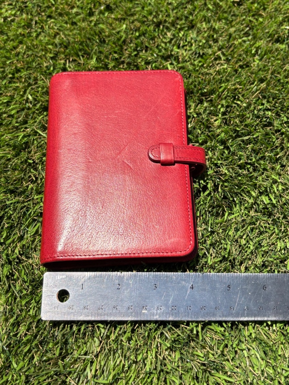 Vintage Coach Red Leather Agenda - Picture 6 of 6
